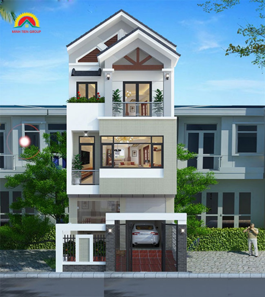 Lựa chọn vật liệu phù hợp sẽ ảnh hưởng lớn đến chi phí xây nhà phố 3 tầng