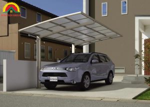 mái che ô tô trước nhà