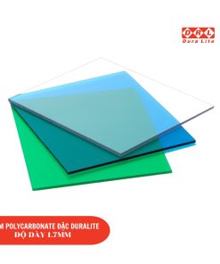 Tấm Polycarbonate đặc ruột 1.7mm Duralite phổ thông