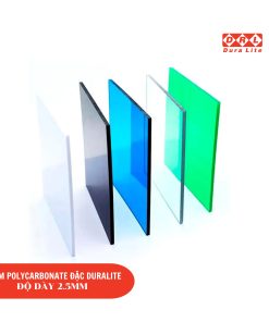 Tấm Polycarbonate đặc ruột 2.5mm Duralite phổ thông