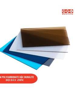 Tấm Polycarbonate đặc ruột 2mm Duralite phổ thông