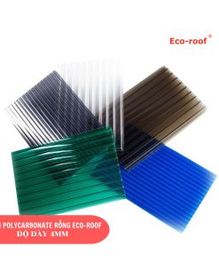 [PHỔ THÔNG] TẤM POLYCARBONATE SKYLITE DẠNG RỖNG 4MM