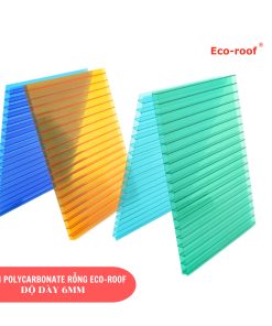 [PHỔ THÔNG] TẤM POLYCARBONATE ECO-ROOF DẠNG RỖNG 6MM