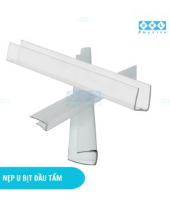nẹp polycarbonate chữ U dùng thi công tấm lợp lấy sáng