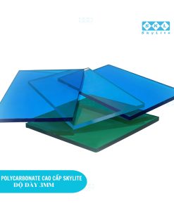 Tấm Polycarbonate đặc ruột 3mm Skylite cao cấp