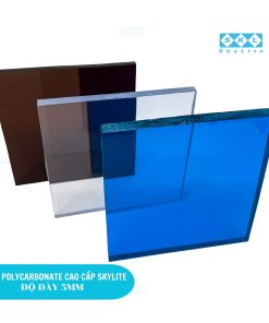 Tấm Polycarbonate đặc ruột 5mm Skylite cao cấp