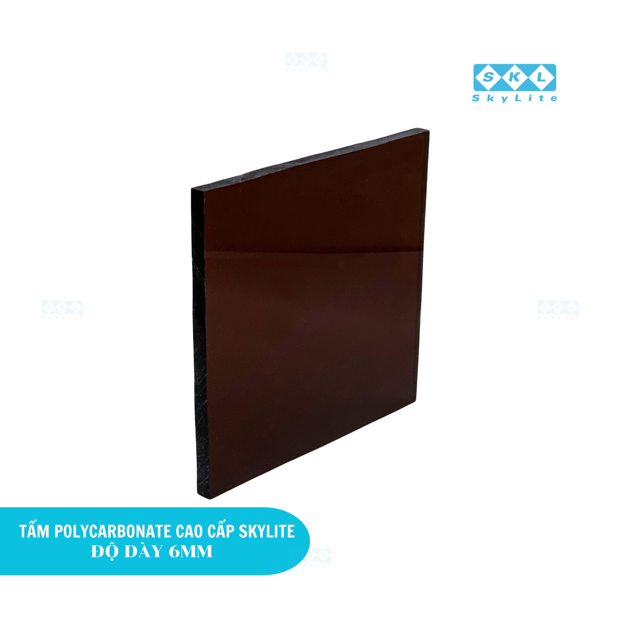 Tấm Polycarbonate đặc ruột 6mm Skylite cao cấp