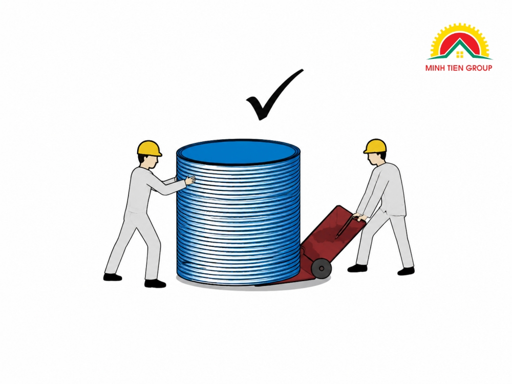 bảo quản tấm poly