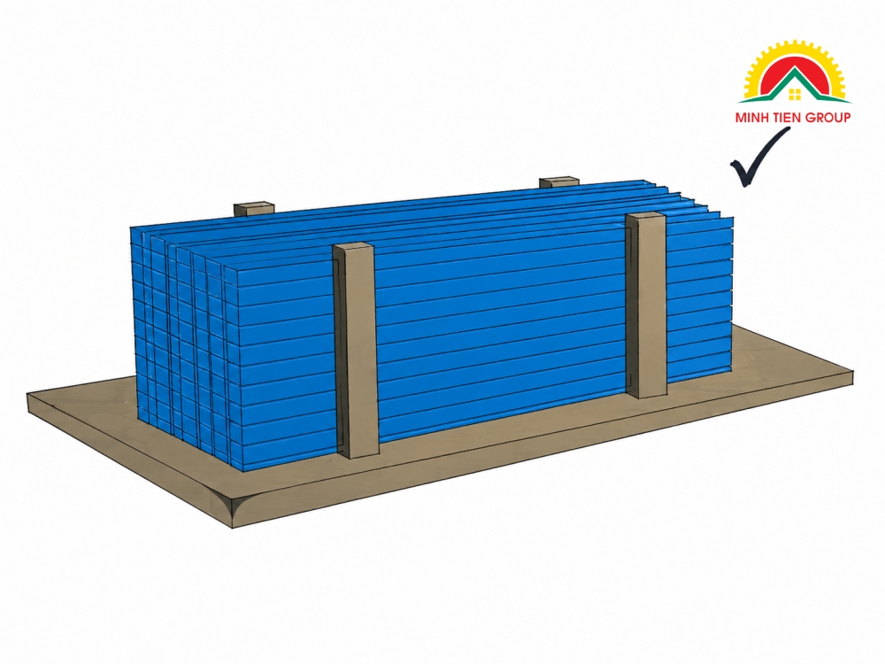 bảo quản tấm poly