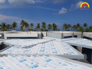 Sử dụng chất liệu làm mái cao cấp