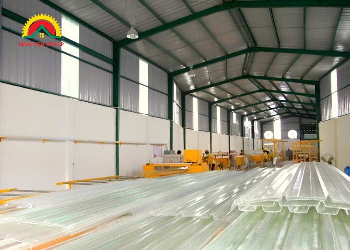 tấm lợp lấy sáng nhà xưởng
