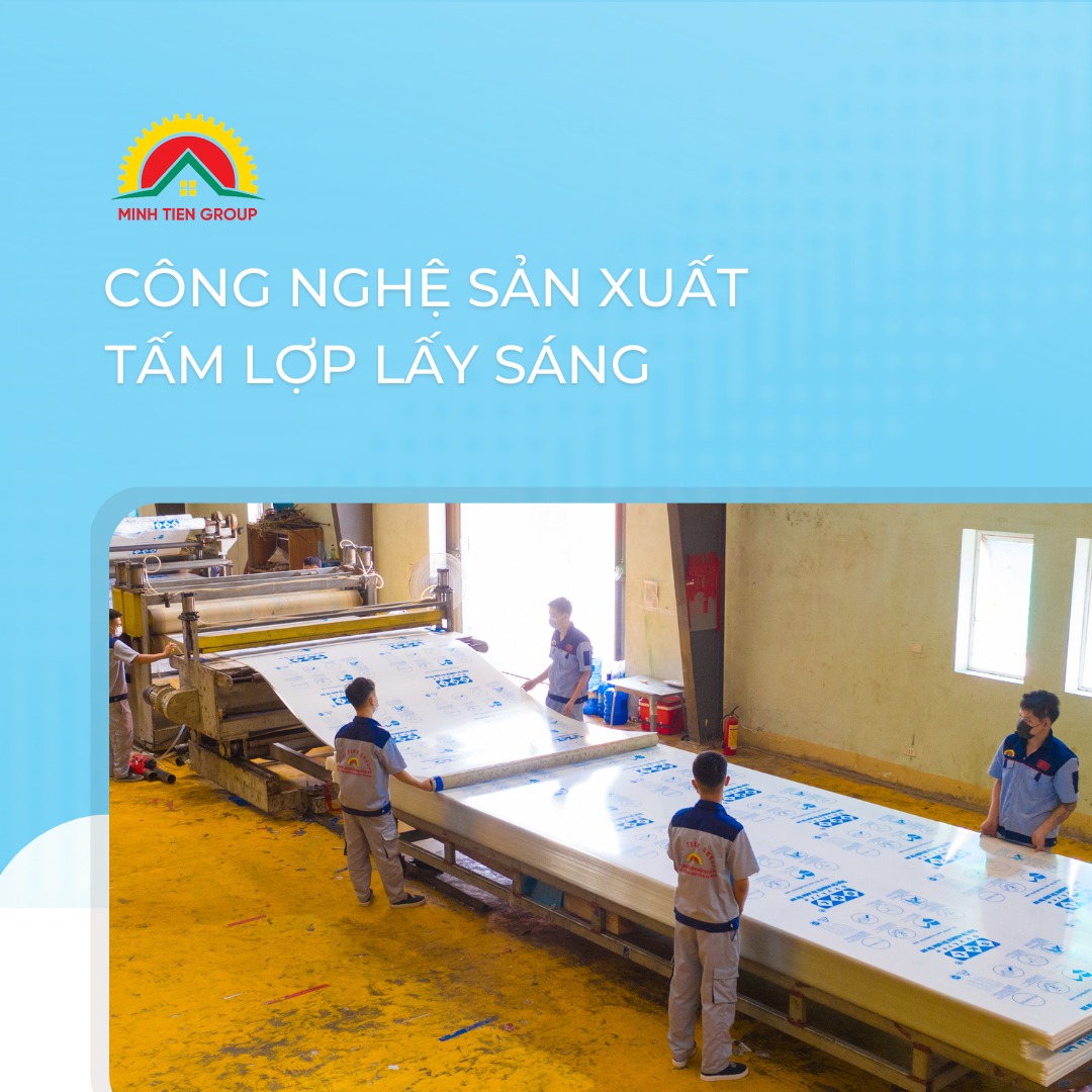 Công nghệ sản xuất tấm lợp lấy sáng