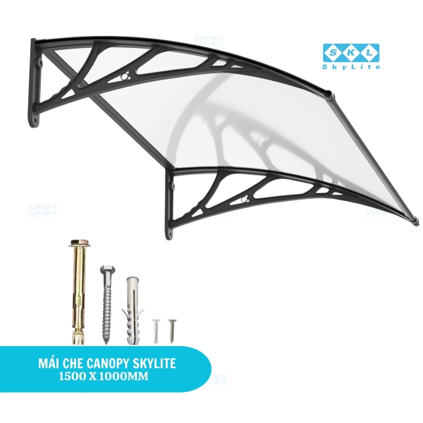 Mái hiên CANOPY lấy sáng 1500x1000mm