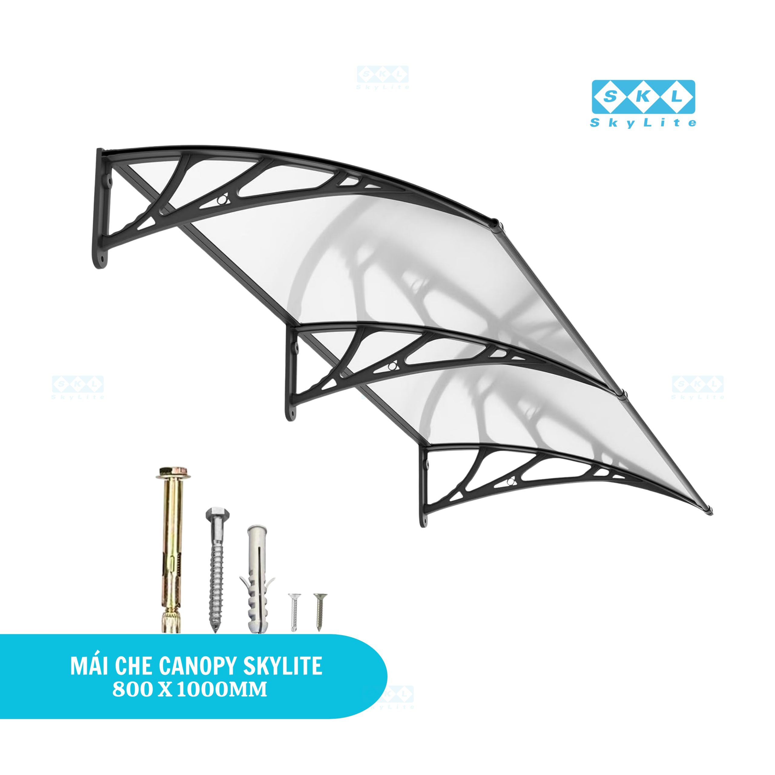 Mái hiên CANOPY lấy sáng 800x1000mm
