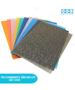 [CAO CẤP] TẤM POLYCARBONATE DẠNG SẦN DÀY 3MM