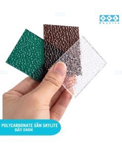[CAO CẤP] TẤM POLYCARBONATE DẠNG SẦN DÀY 5MM